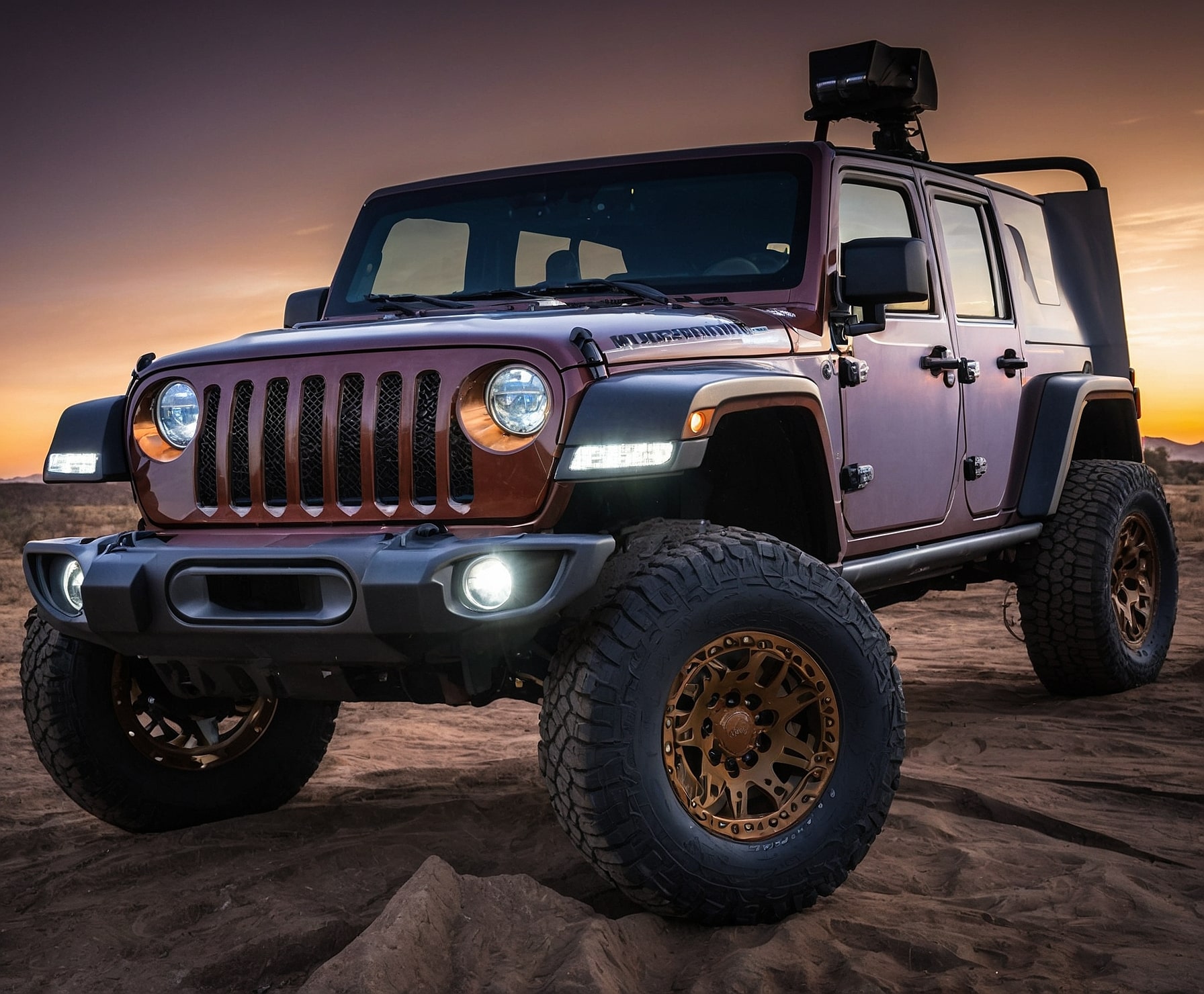 Jeep Wrangler para aventuras off-road